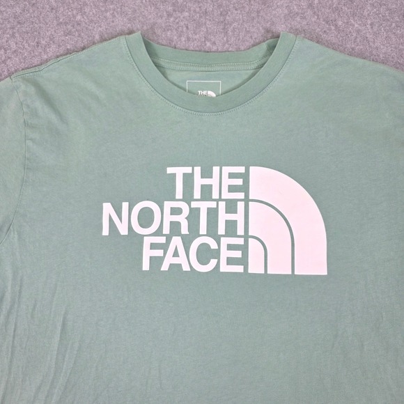 The North Face T-Shirt Men's XL Sage Green Short Sleeve Graphic Logo Tee - Picture 7 of 11